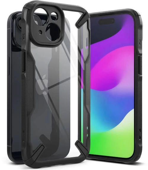Case APPLE IPHONE 15 Ringke Fusion-X black