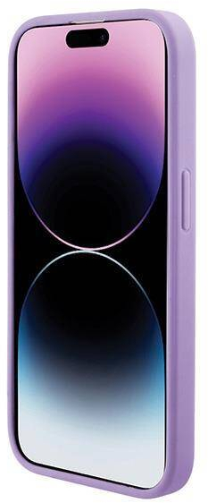 Original Case APPLE IPHONE 15 Guess Hardcase Saffiano MagSafe (GUHMP15SPSAHMCU) purple