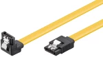 GOOBAY καλώδιο SATA 95020, γωνιακό, 6Gbps, 0.5m, κίτρινο