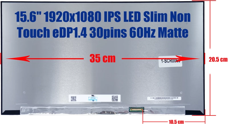Οθόνη Laptop - Dell Latitude 5500 Screen monitor   ( Κωδ.1-SCR0068 )