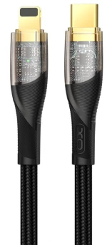 XO NB-Q223B Καλώδιο Φόρτισης USB-C - Lightning, 1m, 27W, Μαύρο
