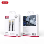 XO NB-Q223B Καλώδιο Φόρτισης USB-C - Lightning, 1m, 27W, Μαύρο