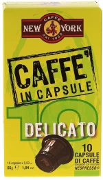 Κάψουλες Nespresso Συμβατές New York Delicato 10 τεμάχια