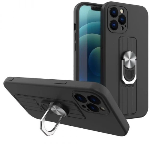 Back Case Ring Stand iPhone XS Max black