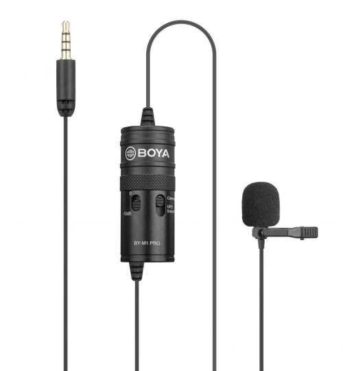 BOYA BY-M1 pro wired mic Professional lavalier mic