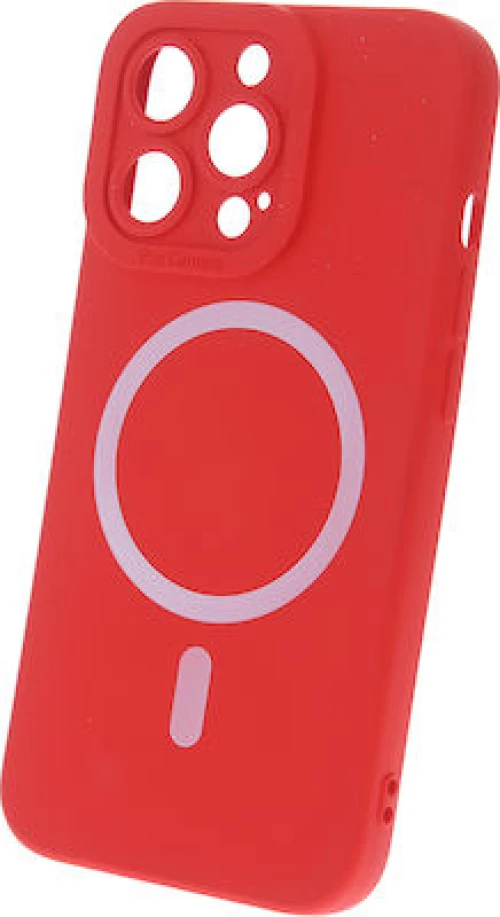Back Cover Σιλικόνης MagSafe για iPhone 12 / 12 PRO - Red OEM