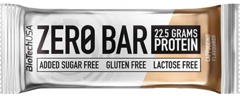 Zero Bar 50gr - BioTech USA - Cappuccino (Καπουτσίνο)