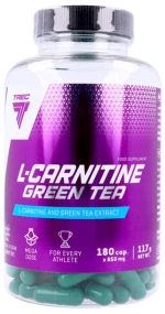 L-Carnitine + Green Tea 180 caps - Trec Nutrition / Λιποδιαλύτης Καρνιτίνη