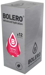 Bolero χυμός σε σκόνη 12 x 9 γρ χωρίς ζάχαρη - Lychee