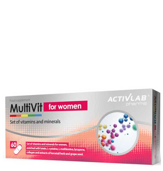MultiVit for Women 60 caps - Activlab Pharma