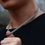 Ατσάλινη Αλυσίδα Λαιμού CH22 Silver