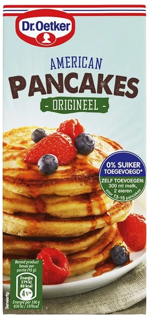 Μείγμα Για Πανκέικς Dr. Oetker American Pancakes Origineel 300g