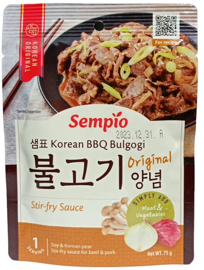 Σάλτσα Sempio Korean BBQ Bulgogi Original Stir Fry Sauce 75g