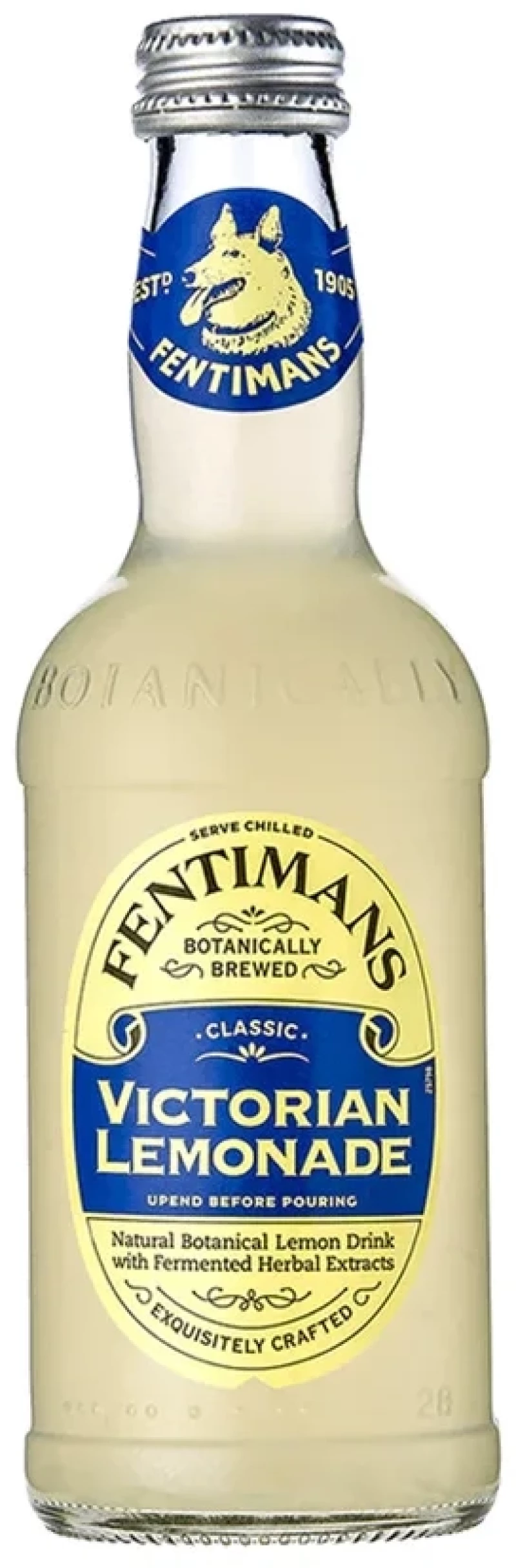 Αναψυκτικό Με Χυμό Λεμονιού Fentimans Botanically Brewed Victorian Lemonade 275ml