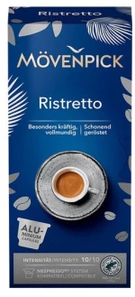 Movenpick Κάψουλες Espresso Ristretto Συμβατές Με Μηχανή Nespresso 10caps 57g