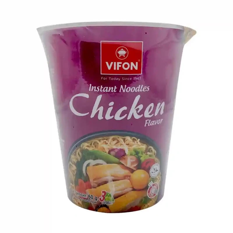 Σούπα Στιγμής Νουντλς Vifon Instant Noodles Chicken Flavour Cup 60g