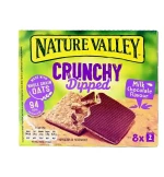 Μπάρες Βρώμης Nature Valley Crunchy Dipped Milk Chocolate Flavour 8x20g