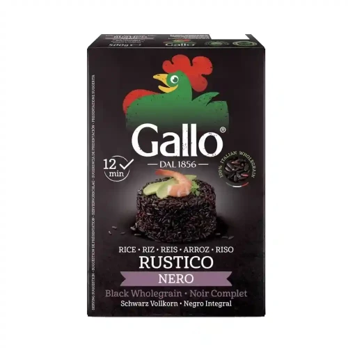 Ρύζι Μαύρο Riso Gallo Rustico Nero Venere 500g