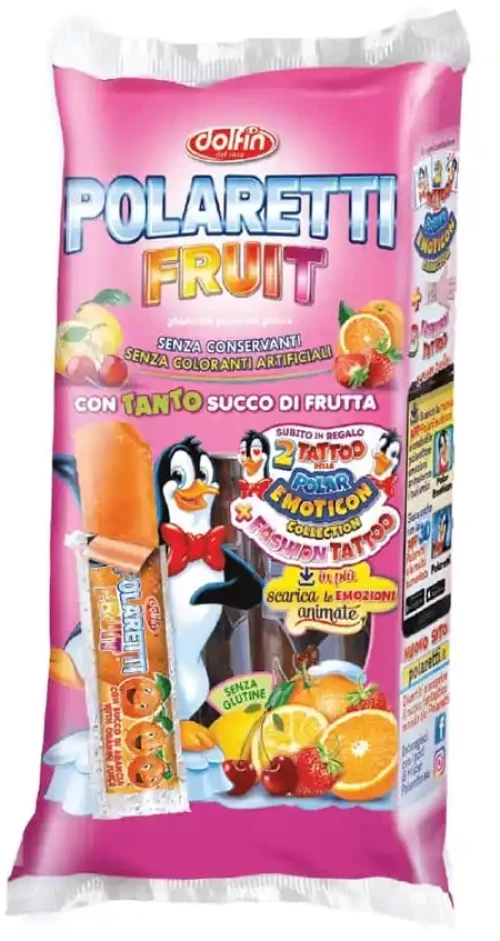 Γρανίτες Φρούτων Ροζ Polaretti Fruit 10x40g