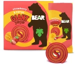 Παιδικό Σνακ Φρούτου Bear Giant Yoyo Strawberry And Mango Fruit Rolls 5x20g
