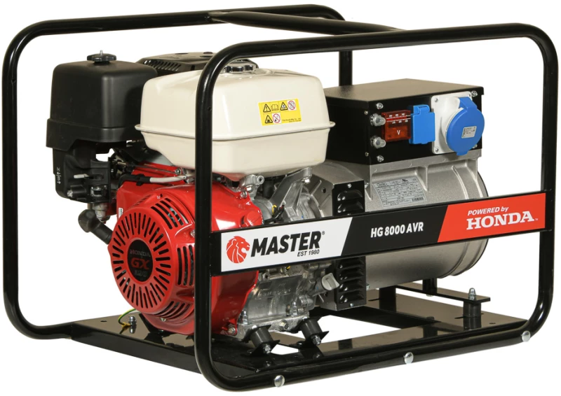 Ηλεκτροπαραγωγό Ζεύγος Master HG 8000E AVR (Μίζα+Μπαταρία)