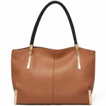 Δερμάτινη Γυναικεία Τσάντα Shopper  Ωμου Foxer 938032F καφέ