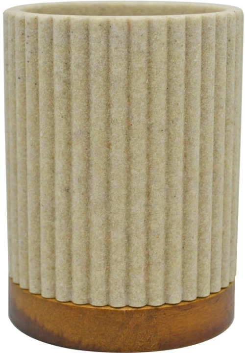 ΠΟΤΗΡΟΘΗΚΗ ΠΟΛΥΕΣΤΕΡΙΚΗ ΑΣΠΡΟ ΜΕ ΞΥΛΟ ΑΚΑΚΙΑΣ 8x8x11εκ.ANKOR - Ankor 829507