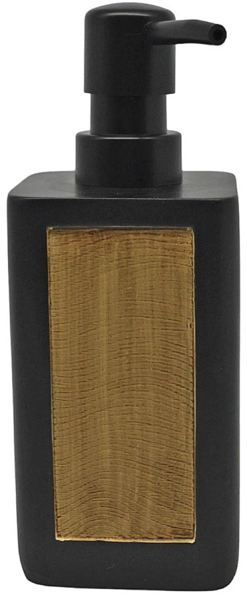 DISPENSER ΠΟΛΥΕΣΤΕΡΙΚΟ ΜΑΥΡΟ ΜΑΤ ΜΕ ΞΥΛΙΝΗ ΔΙΑΚΟΣΜΗΣΗ 6,9x6,7x17,5εκ.ANKOR - Ankor 829552