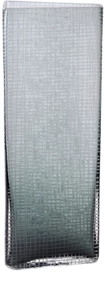 GRAVIR GREY ΒΑΖΟ ΓΥΑΛΙ ΓΚΡΙ 15,5x11,5xH43,5cmINTHEBOX
