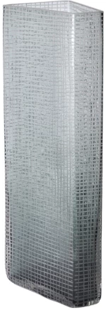 GRAVIR GREY ΒΑΖΟ ΓΥΑΛΙ ΓΚΡΙ 15,5x11,5xH43,5cmINTHEBOX