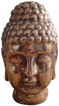 SAKIA DECO ΒΟΥΔΑΣ POLYRESIN ΧΡΥΣΟ ΑΝΤΙΚΕ 15,5x14xH21,5cmINTHEBOX