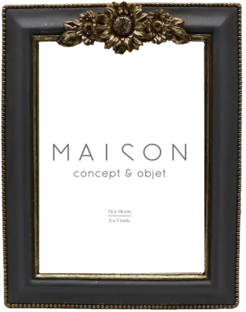 CORONET ΚΟΡΝΙΖΑ POLYRESIN ΓΥΑΛΙ ΓΚΡΙ ΧΡΥΣΟ 17x2xH22cmINTHEBOX