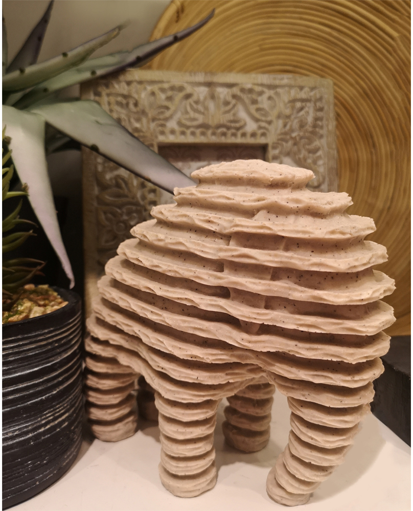 PAIDO DECO ΕΛΕΦΑΝΤΑΣ POLYRESIN ΓΚΡΙ 17,5x9,5xH16cmINTHEBOX