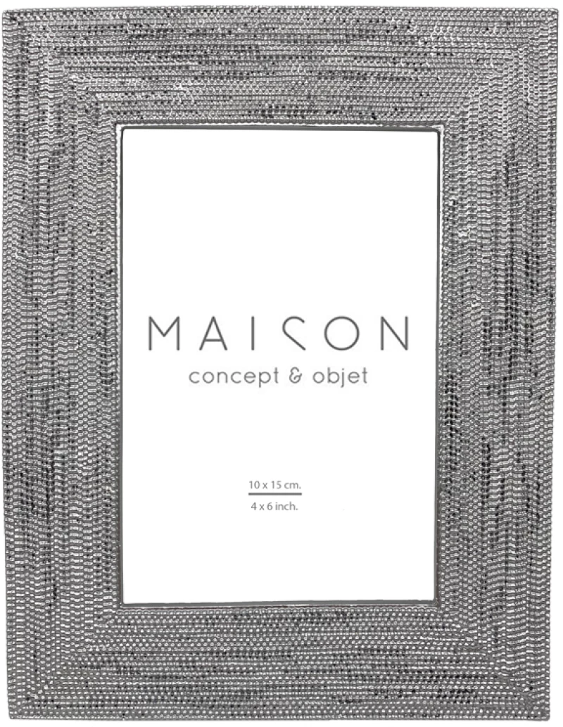 BELN ΚΟΡΝΙΖΑ POLYRESIN ΓΥΑΛΙ SILVER 15,5x1,5xH20cmINTHEBOX