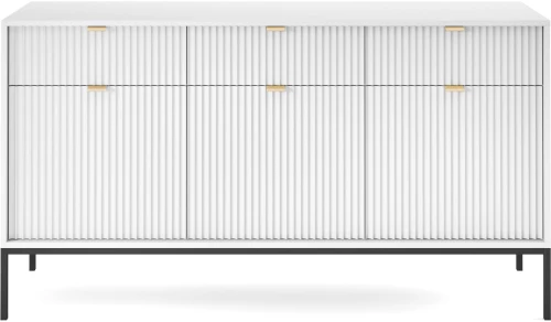 Μπουφές Nova Λευκό 154x39x83cm