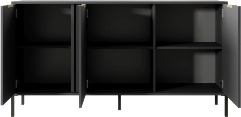 Μπουφές Lars ανθρακί 153x81x40cm