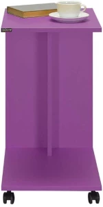 Βοηθητικό τραπεζάκι C Shape Μωβ 35x65x45cm