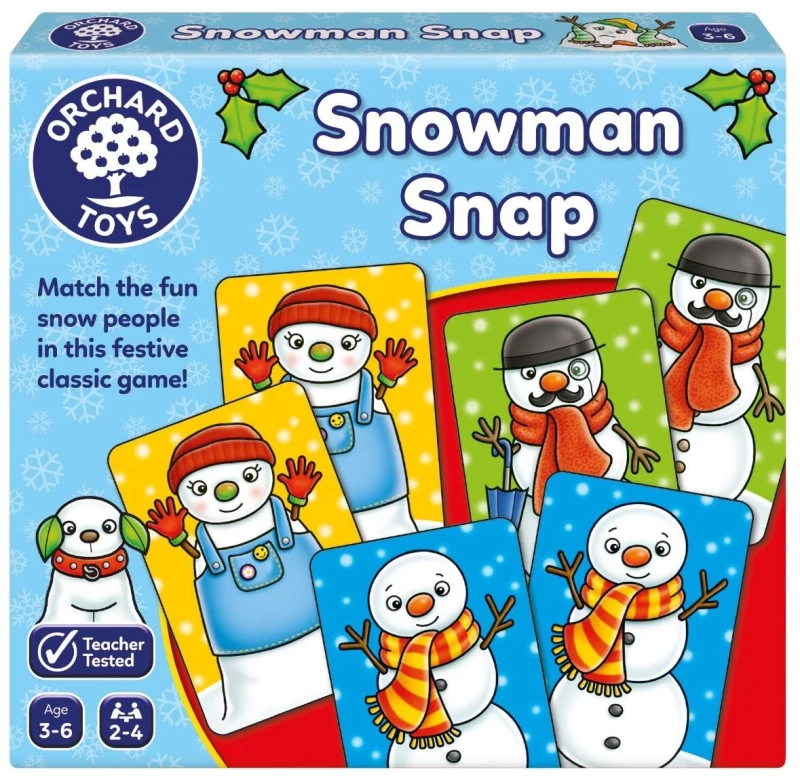 Orchard Toys Snowman Snap Mini Game Ηλικίες 3-6 ετών ORCH373