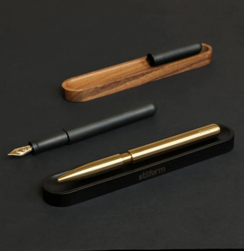 Stilform Ballpoint Pen Brass Brushed