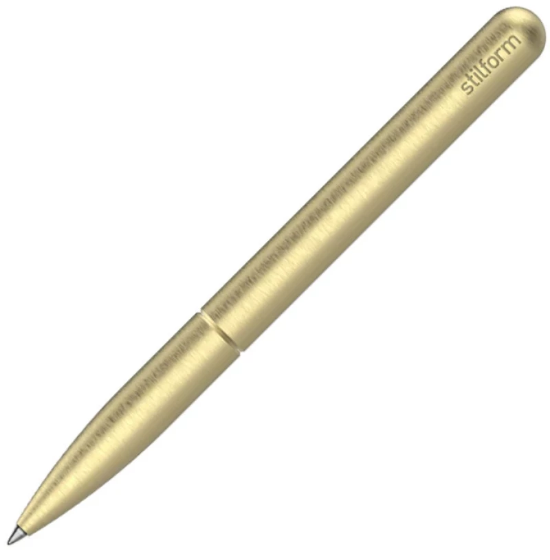 Stilform Ballpoint Pen Brass Brushed