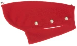 Poldo Dog Couture Cortina Red 2 in 1 Reversible Coat