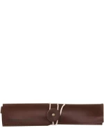 Paper Republic Le Porte Plume Leather Pen and Pencil Case Chestnut