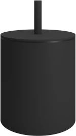 Χαρτοδοχείο 5 Lit - Matt Black, Matt Black, Pam & Co, Ø20 x H35 (cm), 139-403