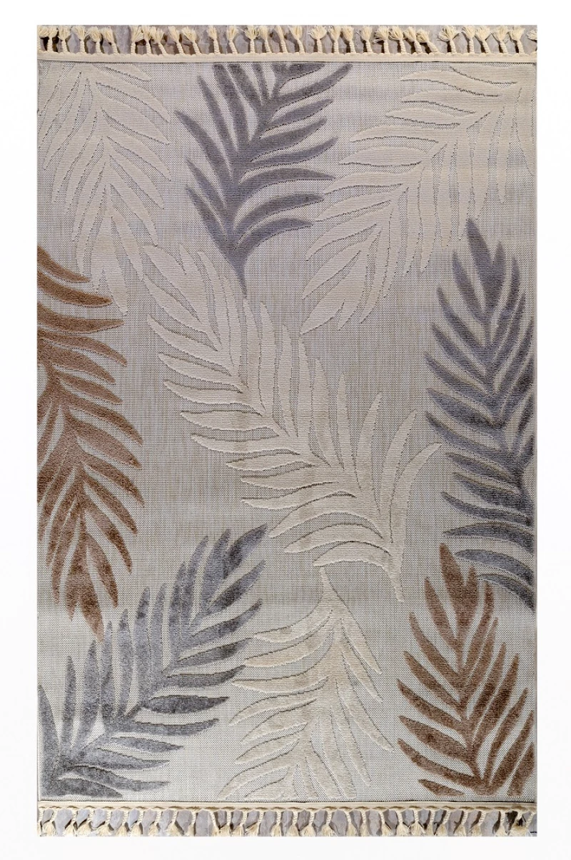 Tzikas Carpets 61225-ΜΠΕΖ-ΚΑΦΕ Χαλί TENERIFE ROUND 160X160