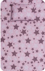 Σεντόνι Σετ 2ΤΜΧ Sky Μονό Borea Home Textiles - Ροζέ