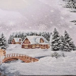 Τραπεζομάντηλο Baden Teoran 140x140cm