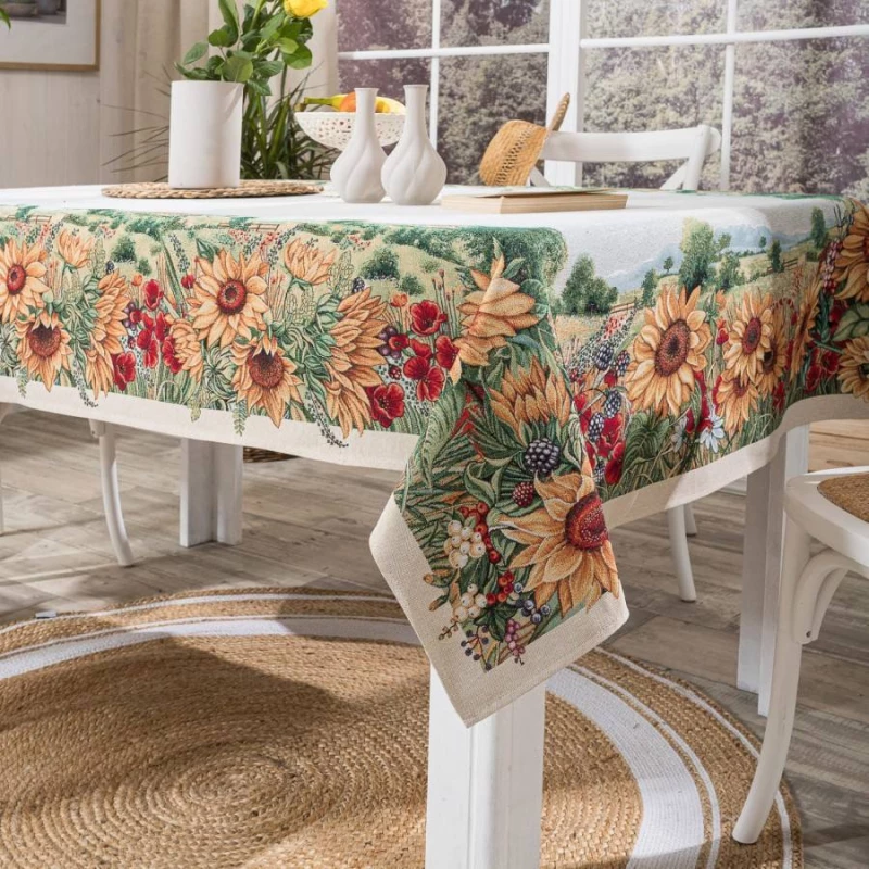 Τραπεζομάντηλο Sunflower Teoran 140x140cm