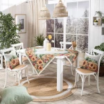 Τραπεζομάντηλο Sunflower Teoran 140x140cm