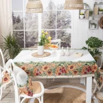 Τραπεζομάντηλο Sunflower Teoran 140x140cm