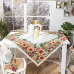 Τραπεζομάντηλο Sunflower Teoran 140x140cm